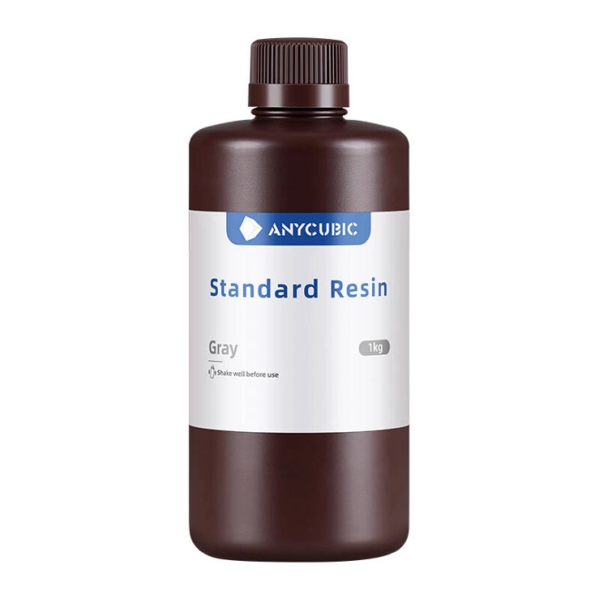 Anycubic štandardný sivý resin 3D tlač 1kg