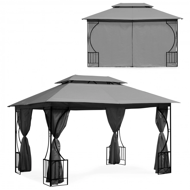 Záhradný pavilónový stan 3x4m bočné steny