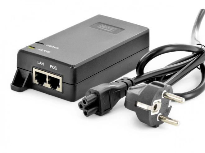 Napájací zdroj/adaptér PoE+ 802.3at, max. 55V 30W Gigabit 10/100/1000Mbps, aktívny