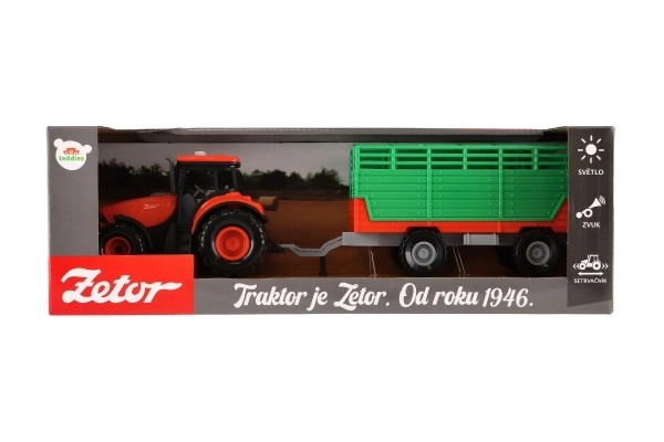 Traktor Zetor so svetelnými a zvukovými efektmi - 36 cm