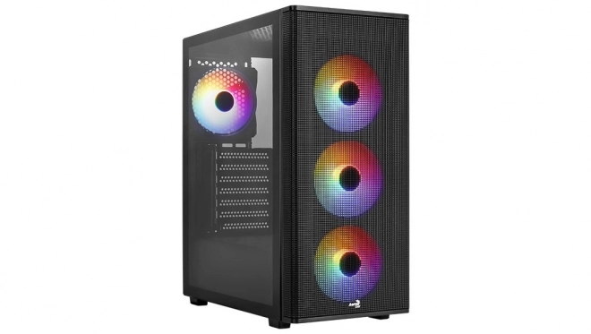 Obudowa Designer čierna Mid Tower RGB