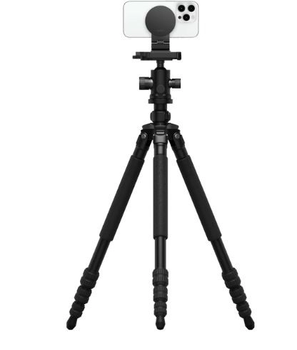Magnetický držiak pre iPhone na monitor čierny