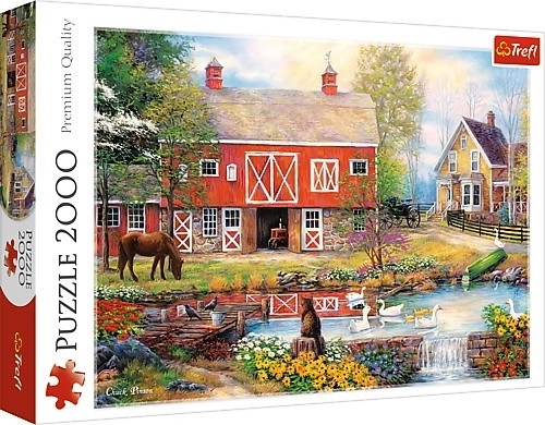 Puzzle Život na vidieku 2000 dielikov