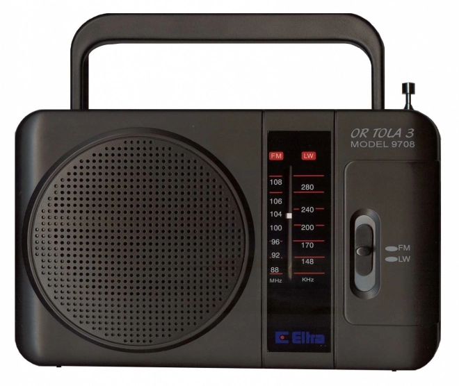 Prenosné rádio Tola čierne