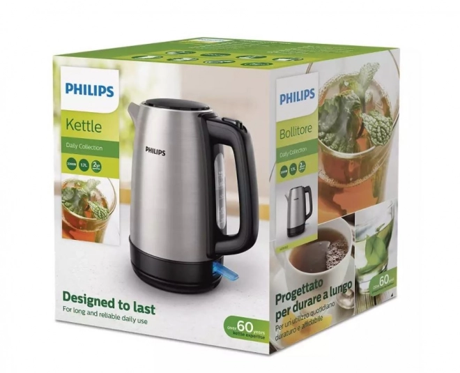 Philips rýchlovarná kanvica 1,7l 2200W z inox ocele
