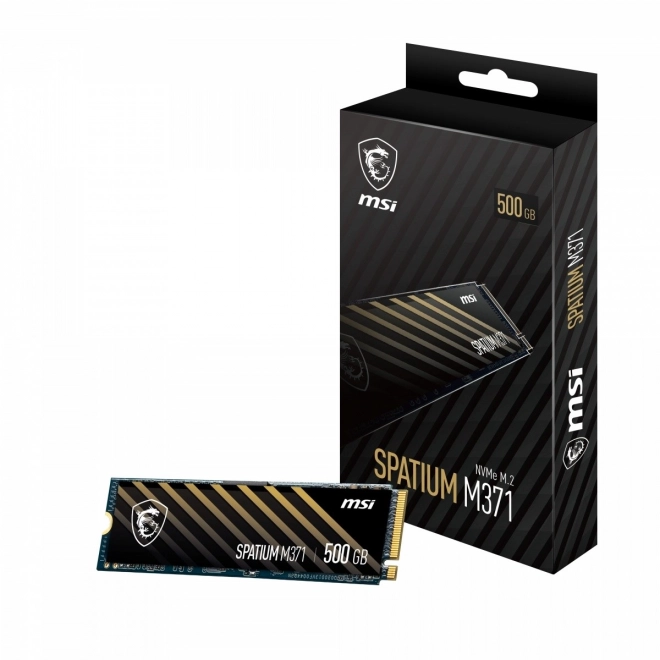 Rýchly SSD disk MSI SPATIUM 500GB PCIe3