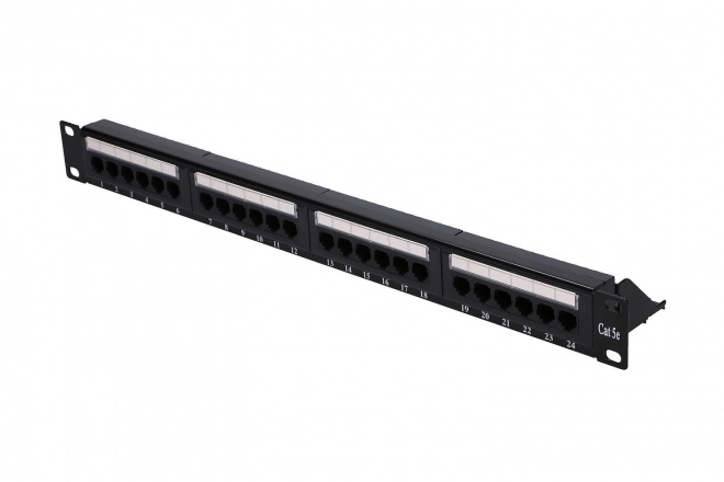 Patchpanel Extralink 24 portový CAT5E UTP