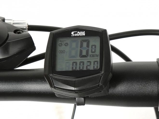 Vodotesný cyklistický tachometer s LCD displejom