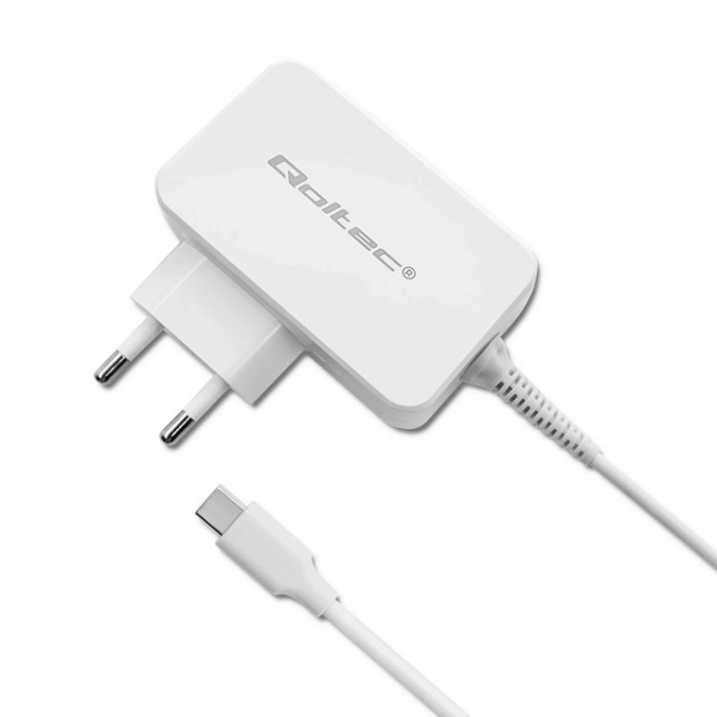 Sieťový adaptér USB-C 65W s technológiou Power Delivery biely