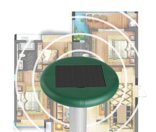 Solárny odpudzovač krtkov a hlodavcov - sada 2 ks