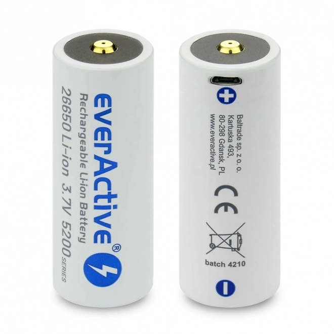 Akumulátor everActive s micro USB 5200 mAh