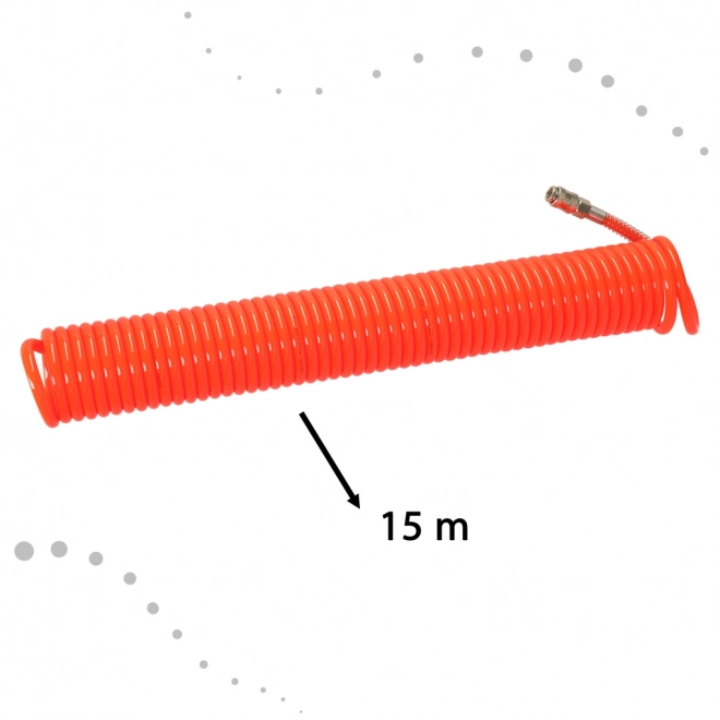 Pneumatická špirálová hadica na kompresor 12mm x 15m