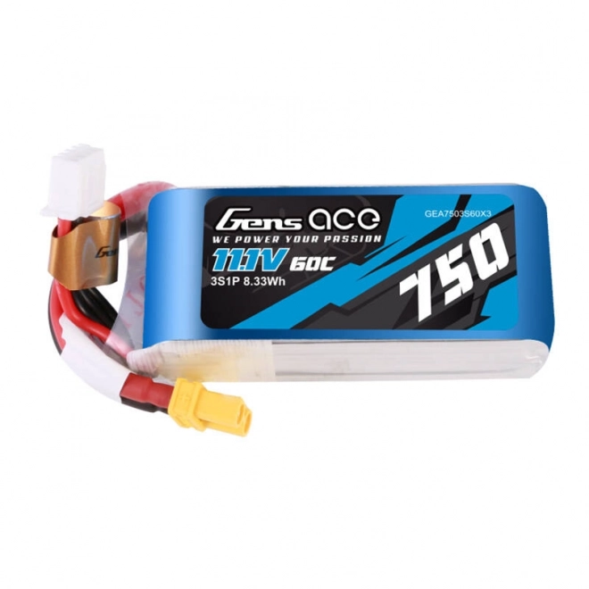 Lipo batéria Gens Ace 750mAh s konektorom XT30