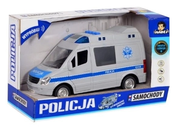 Policajné auto so zvukom