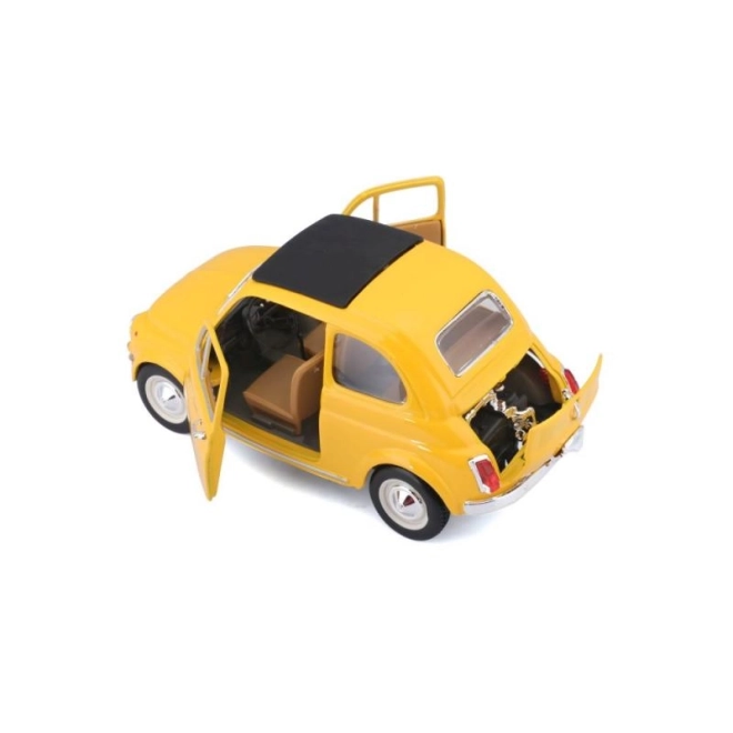 Bburago 1:24 Fiat 500 F 1965 žltá