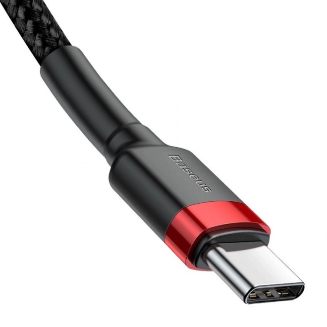 Kábel Baseus Usb-c Cafule 60w 2m Čierno-červený