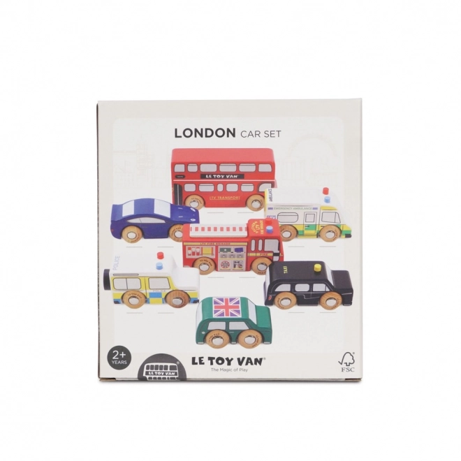 Le Toy Van Set Autíčok London