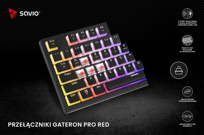 Bezdrôtová mechanická klávesnica Phenix Gateron Pro Pudding