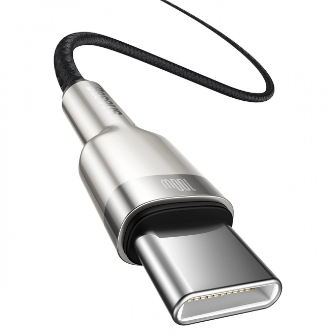 Rýchlonabíjací kábel Baseus USB-C 100W 1m čierny