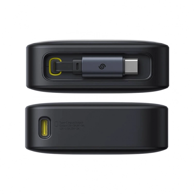 Powerbanka Baseus Free2Pull 10000mAh 30W s káblom čierna