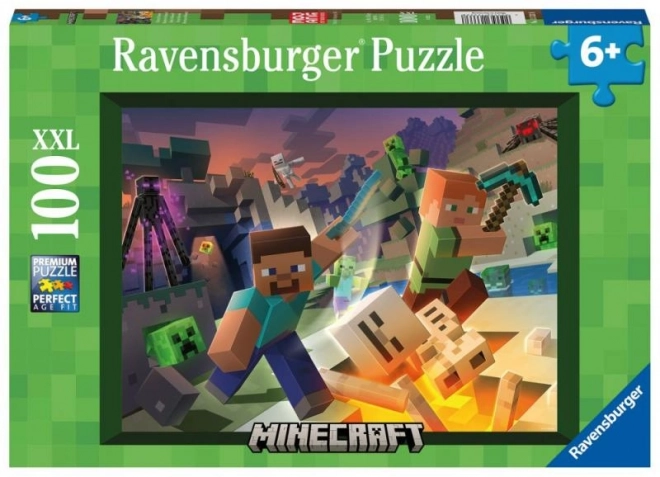 Monštrá z Minecraftu Puzzle 100 dielikov