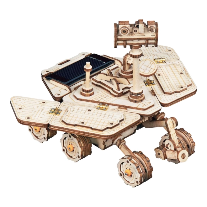 Rokr 3D drevené puzzle planetárne vozidlo Vagabond Rover na solárny pohon