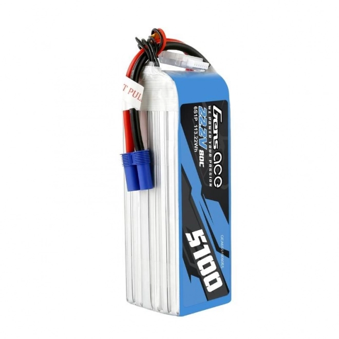 Baterie GensAce 5100mAh 22,2V 80C 6S1P