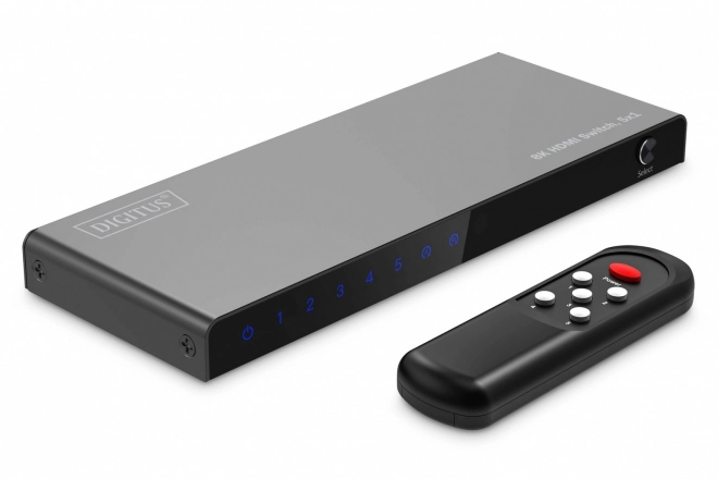 HDMI prepínač 8K s diaľkovým ovládaním