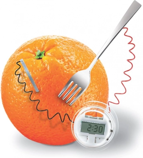 Citrusové hodiny: elektrina z ovocia