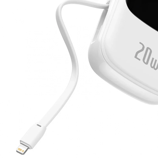 Power banka Baseus Qpow Pro s Lightning a USB-C káblom 20 000mAh 20W