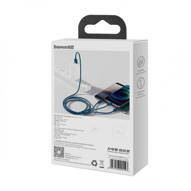 Kábel USB 3v1 Baseus Superior Series