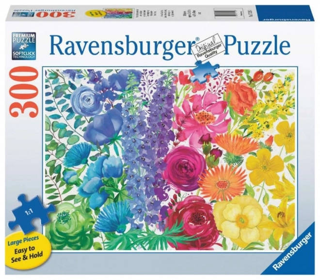 Puzzle Kvetinová dúha 300 dielikov