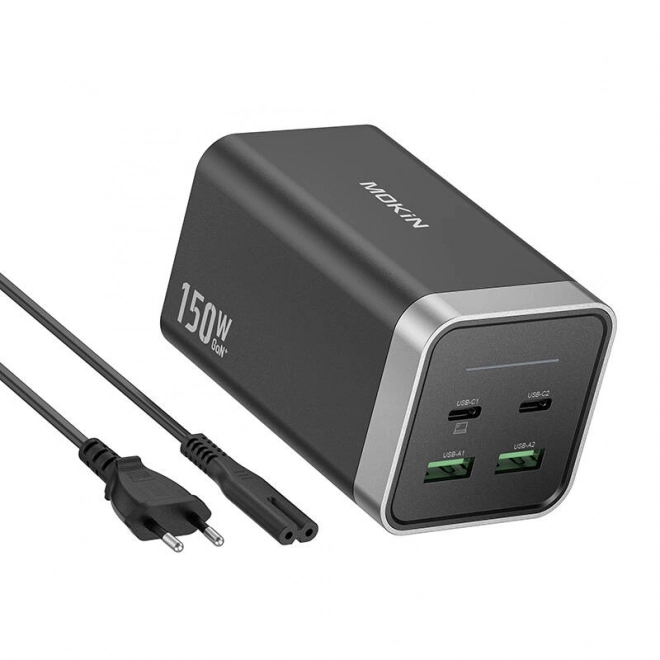 Nabíjačka MOKiN s 2x USB-C a 2x USB-A portmi