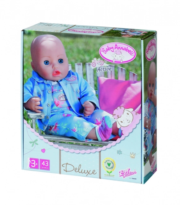 Oblečenie dżinsové deluxe pre Baby Annabell