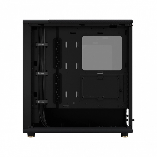 Fractal Design skrinka North čierna s drevenými prvkami