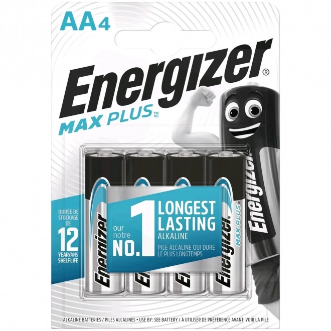 Alcové batérie AA LR6 Energizer Max Plus 4 kusy
