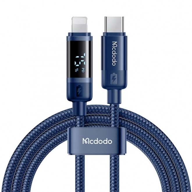 Kábel Mcdodo USB-C na Lightning 36W, 1.2m modrý