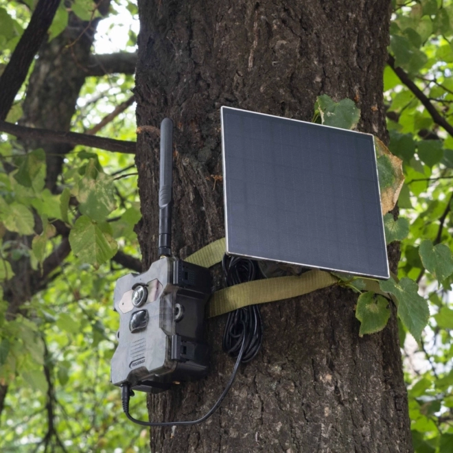 Kamera na sledovanie s panelom na solárnu energiu