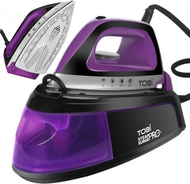 Parný generátor žehličky TOBI Steam Surge Pro 2400 W s keramickou žehliacou plochou