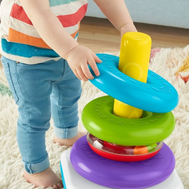 Veľká pyramída z krúžkov Fisher-Price