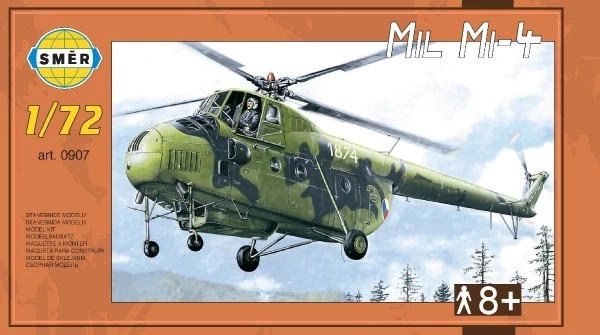 Model vrtuľníka Mil Mi-4