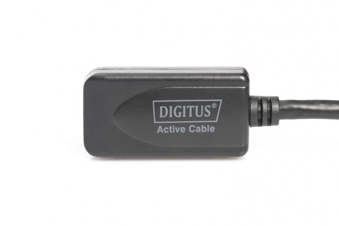 Aktívny USB 2.0 predlžovací kábel 20m čierny