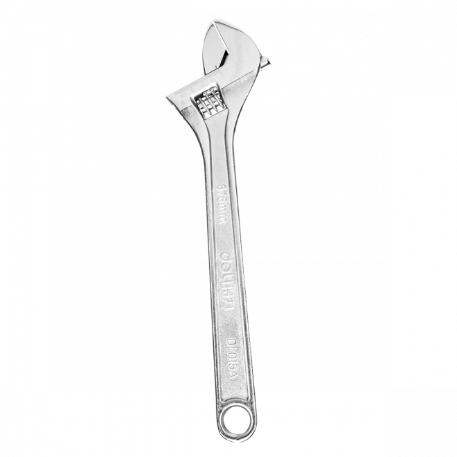 Nastaviteľný kľúč Deli Tools 15" Strieborný