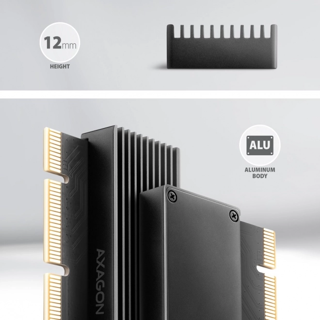 Interný adapter PCIe x16 M.2 NVMe s chladičom