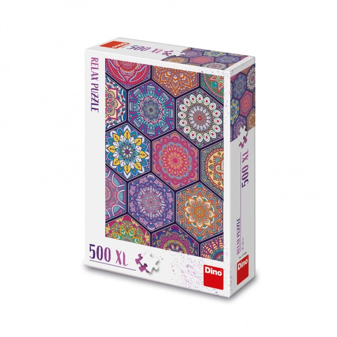 Dino Relax Puzzle Mandaly XL 500 Dielikov
