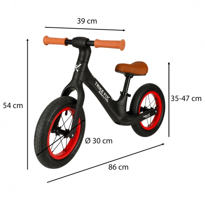 Odrážadlo Trike Fix Balance Pro čierne