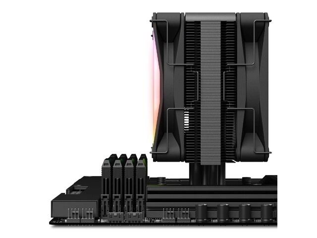 Ventilátor CPU RGB čierny T120