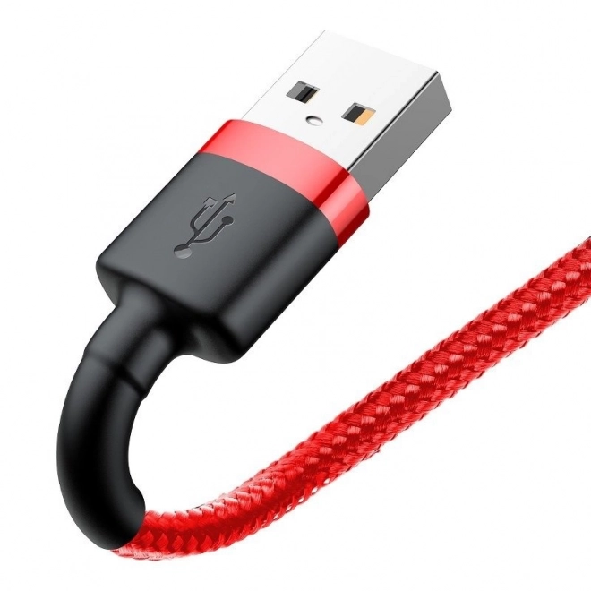 Kábel Baseus Cafule Usb Lightning 2,4 A 1 m (čierno-červený)