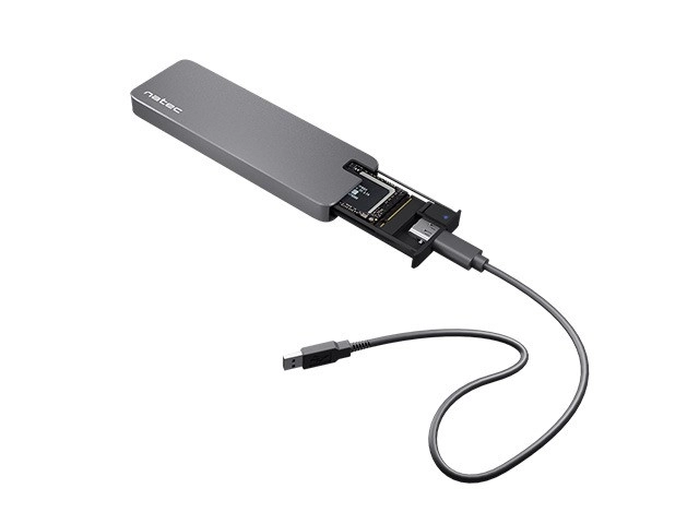 Odolné púzdro na SSD disk Natec Rhino M.2 NVMe USB-C