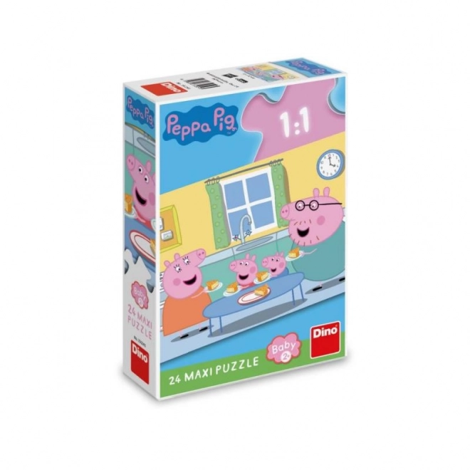 Puzzle Peppa Pig: Obed MAXI 24 dielikov